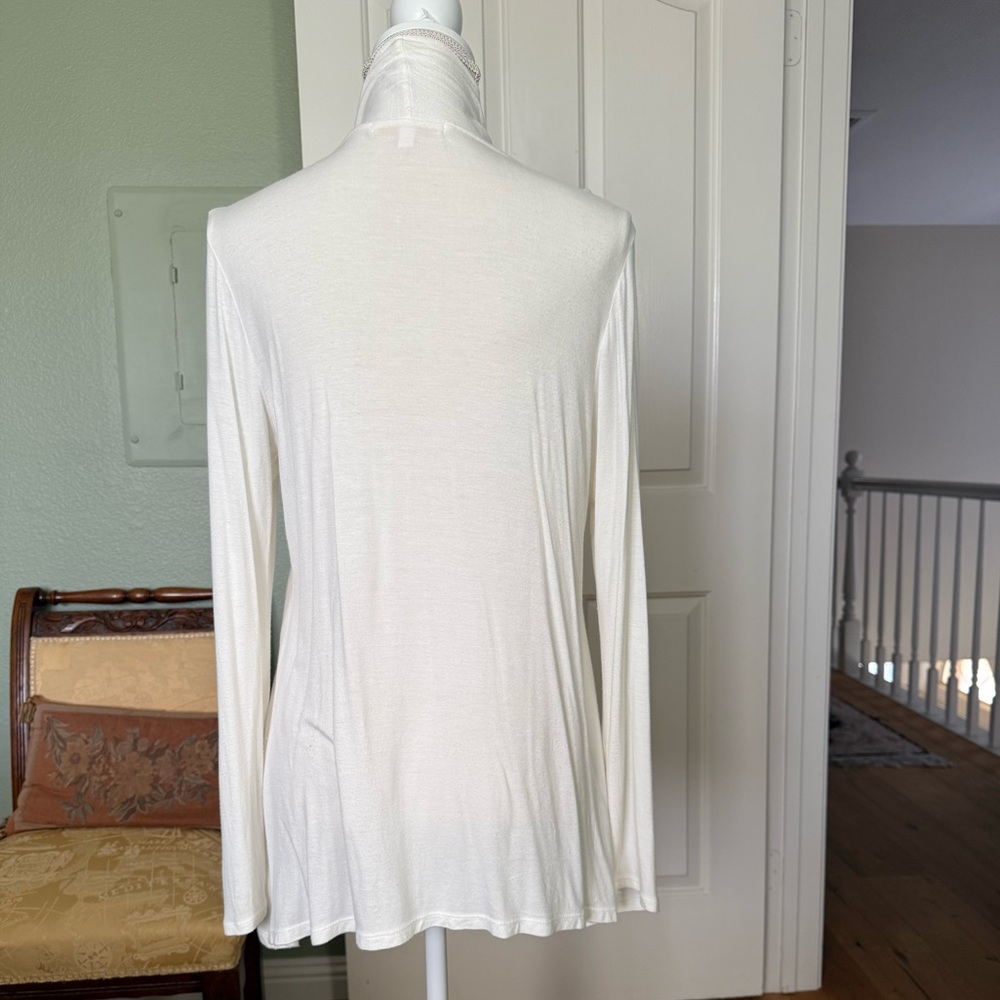 G Collection Ivory Cream Women's Size L Cardigan - Picture 3 of 6